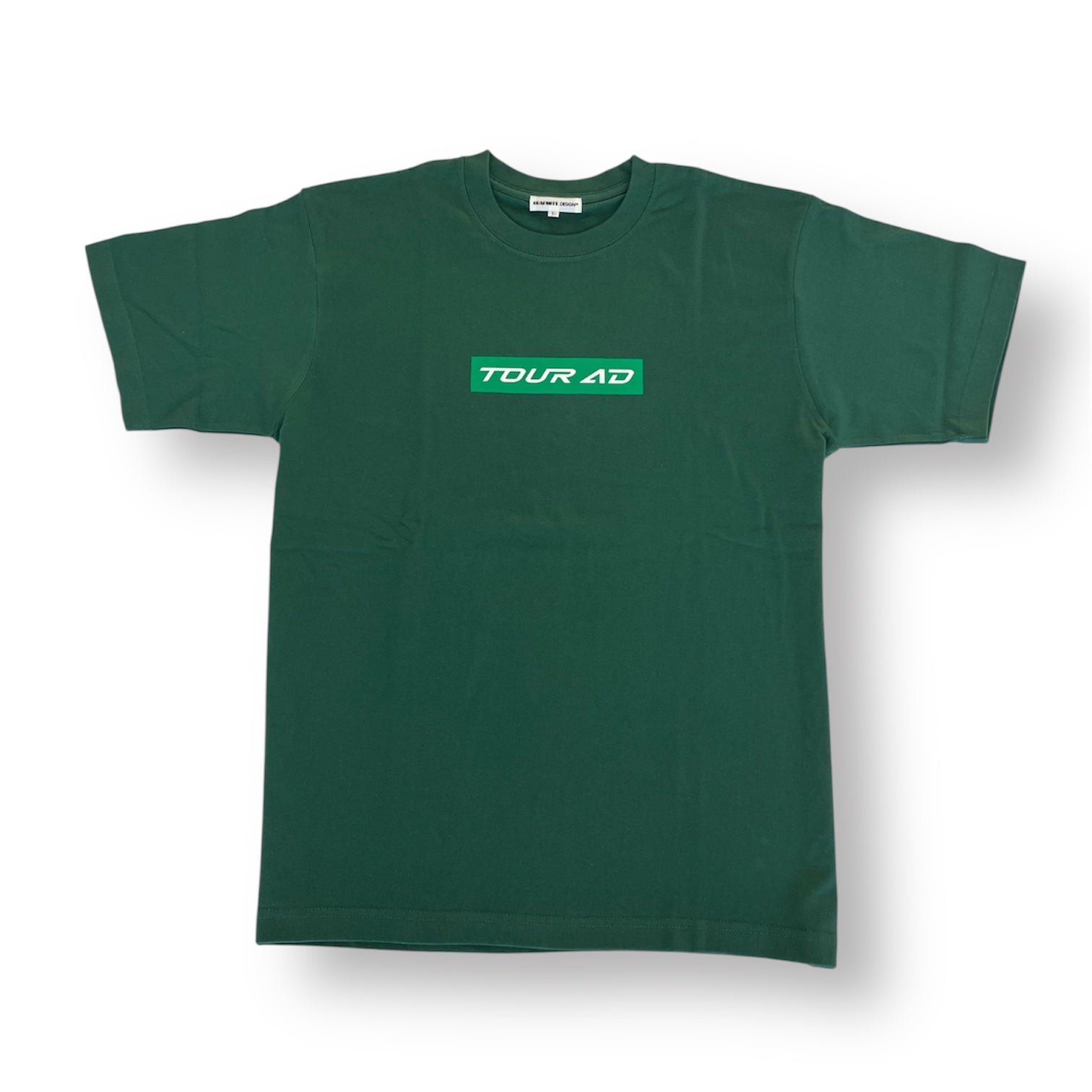 オリジナルTOUR ADボックスロゴTシャツ グリーン – グラファイト