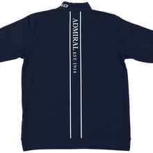 画像をギャラリービューアに読み込む, Admiral GOLF×GRAPHITE DESIGN スウェード起毛ハーフジップシャツ ネイビー