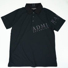 画像をギャラリービューアに読み込む, Admiral GOLF×GRAPHITE DESIGN 冷感カラットロゴポロシャツ / ブラック