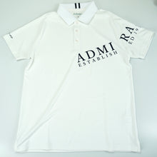 画像をギャラリービューアに読み込む, Admiral GOLF×GRAPHITE DESIGN 冷感カラットロゴポロシャツ / ホワイト