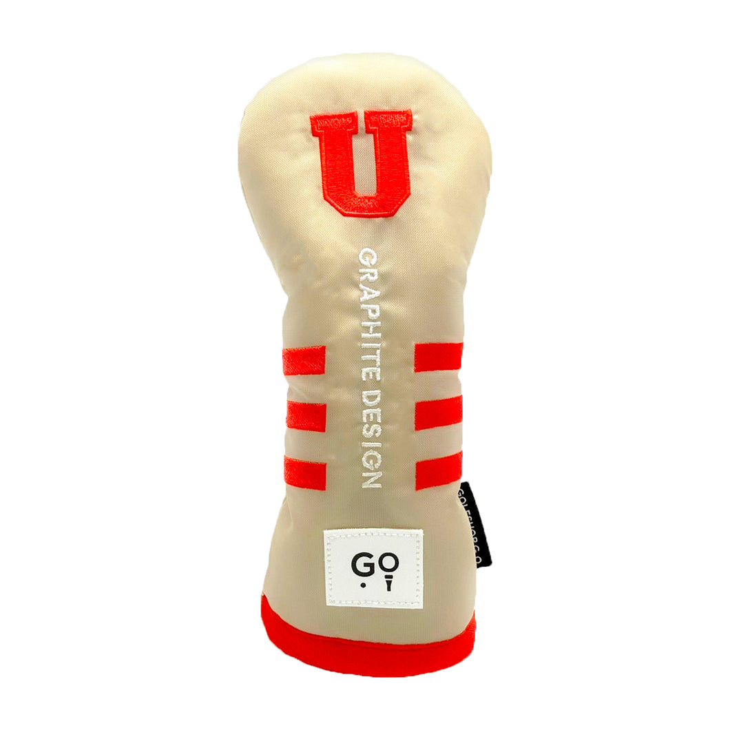 G.Oコラボナイロンヘッドカバー　UT用　レッド　【20個限定】