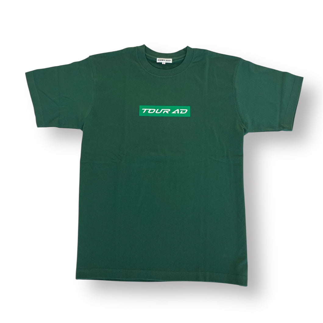 オリジナルTOUR ADボックスロゴＴシャツ　グリーン
