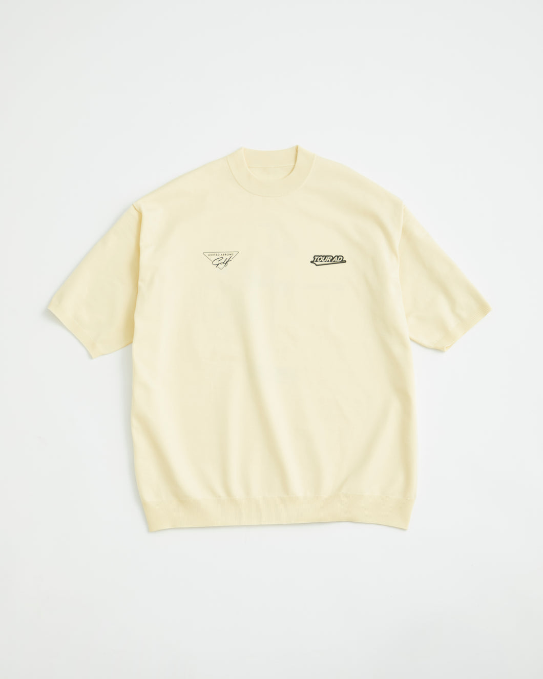 ユナイテッドアローズゴルフ×グラファイトデザイン　コラボレーション　モックニット WHITE