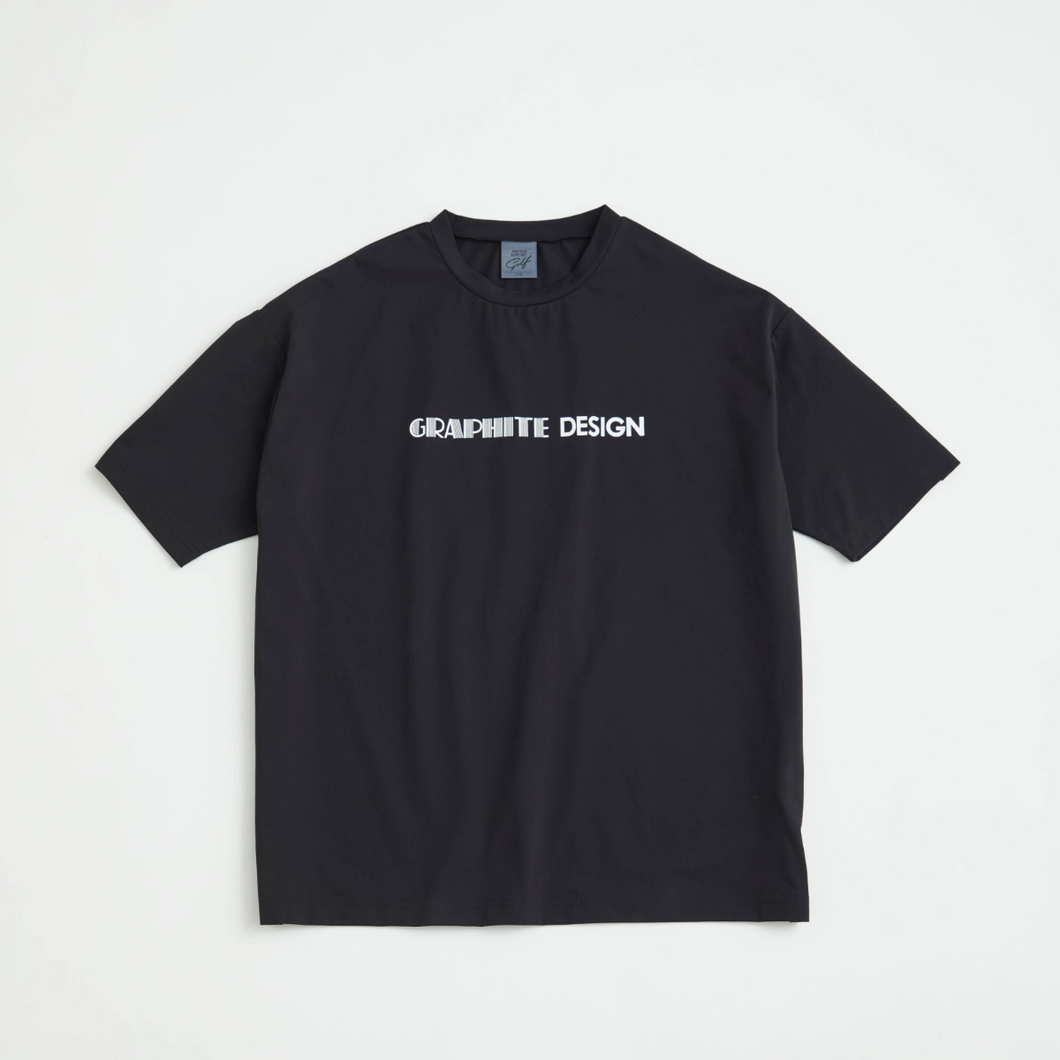 ユナイテッドアローズゴルフ×グラファイトデザイン　コラボレーション　Tシャツ　ブラック