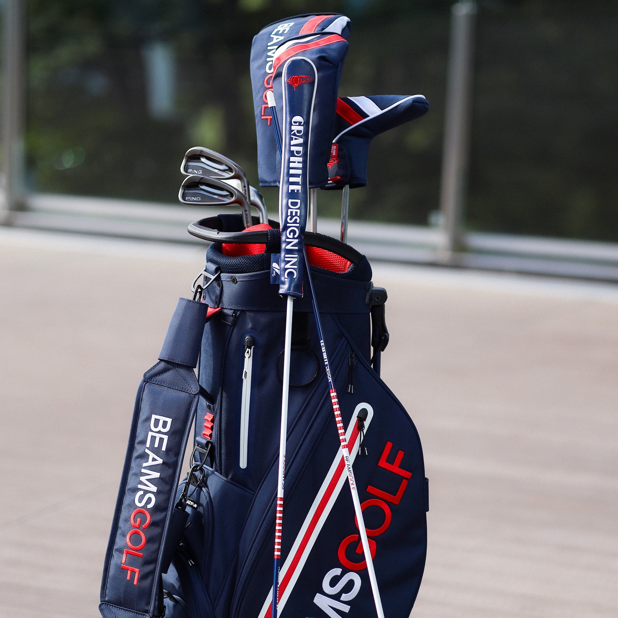 BEAMSGOLF×グラファイトデザイン コラボレーション 2本組＋スティック 