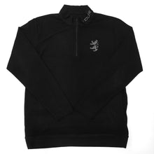 画像をギャラリービューアに読み込む, Admiral GOLF×GRAPHITE DESIGN　スウェード起毛ハーフジップシャツ　ブラック
