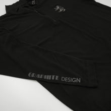画像をギャラリービューアに読み込む, Admiral GOLF×GRAPHITE DESIGN　スウェード起毛ハーフジップシャツ　ブラック
