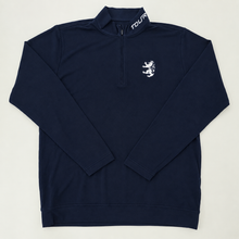 画像をギャラリービューアに読み込む, Admiral GOLF×GRAPHITE DESIGN　スウェード起毛ハーフジップシャツ　ネイビー
