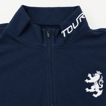 画像をギャラリービューアに読み込む, Admiral GOLF×GRAPHITE DESIGN　スウェード起毛ハーフジップシャツ　ネイビー
