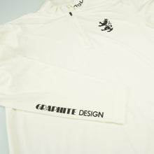 画像をギャラリービューアに読み込む, Admiral GOLF×GRAPHITE DESIGN　スウェード起毛ハーフジップシャツ　オフホワイト
