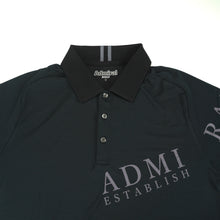 画像をギャラリービューアに読み込む, Admiral GOLF×GRAPHITE DESIGN 冷感カラットロゴポロシャツ / ブラック

