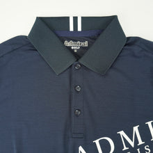 画像をギャラリービューアに読み込む, Admiral GOLF×GRAPHITE DESIGN 冷感カラットロゴポロシャツ / ネイビー
