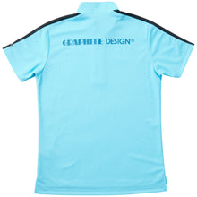 画像をギャラリービューアに読み込む, TOUR ADコラボレーション ルコック（le coq sportif）ハーフジップシャツ (吸汗速乾/UV CUT(UPF50+)ブルー
